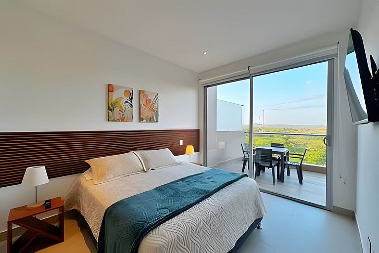 Elegante apartamento K2 6I con balcón en Cartagena