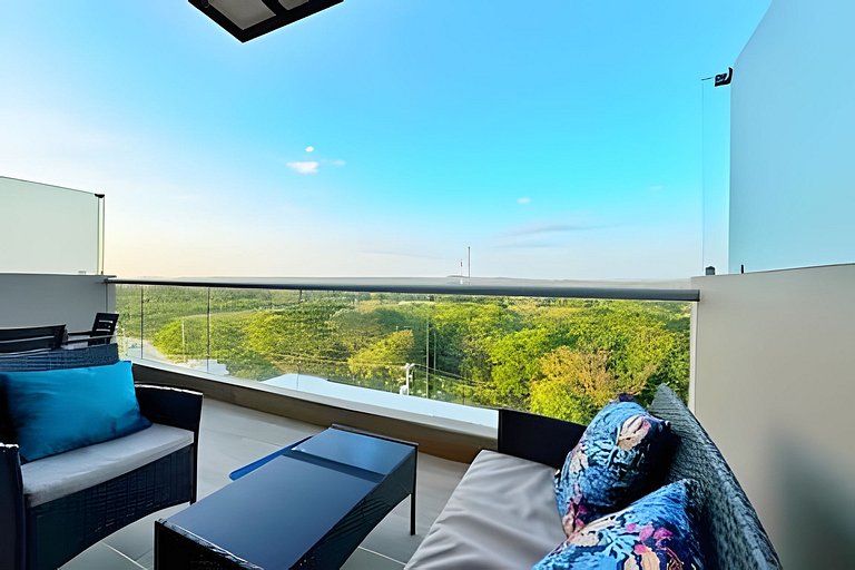 Elegante apartamento K2 6I con balcón en Cartagena