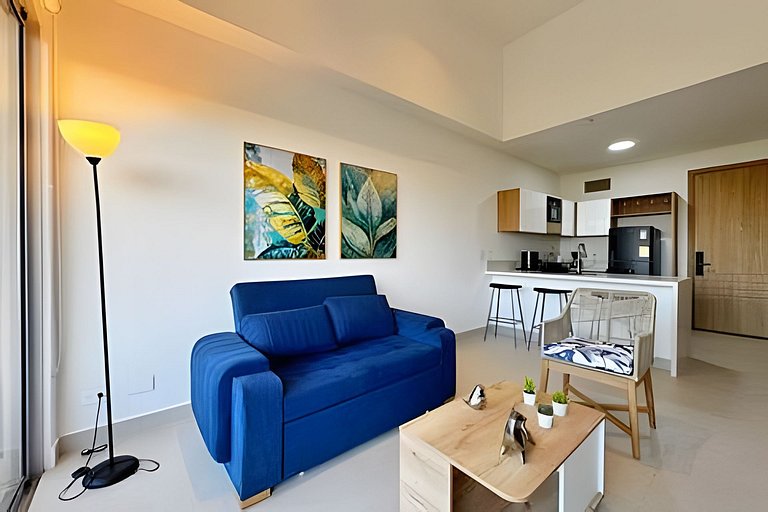 Elegante apartamento K2 6I con balcón en Cartagena