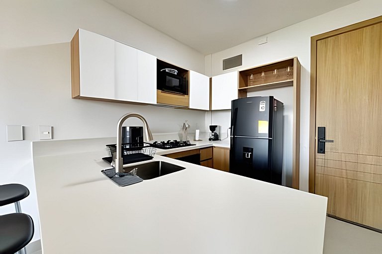 Elegante apartamento K2 6I con balcón en Cartagena